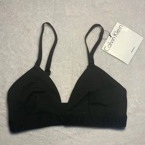 Calvin klein bralette small black bra small